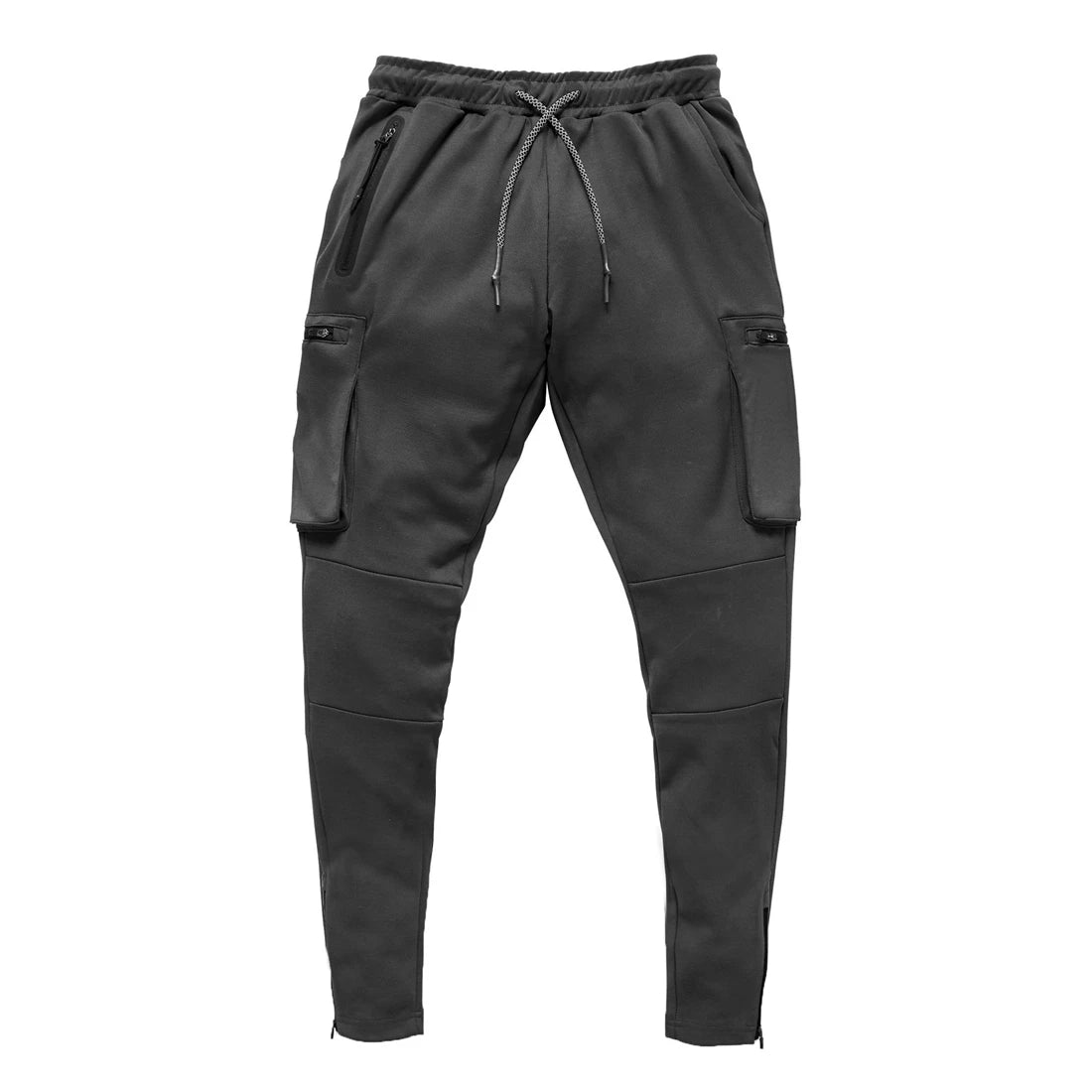 Mens Fitness Leggings Running Jogging Green Pants Joggers Streetwear Multi-pocket Trousers Sport Training Bottoms Sweatpants