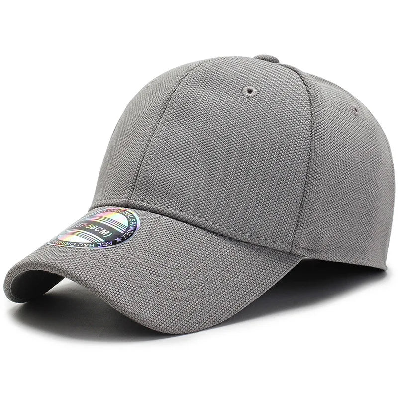 COKK Baseball Cap Men Snapback Hats Fitted Closed Full Cap Women Gorras Bone Male Trucker Hat Casquette Outdoor Black