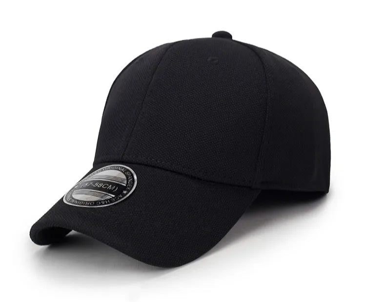 COKK Baseball Cap Men Snapback Hats Fitted Closed Full Cap Women Gorras Bone Male Trucker Hat Casquette Outdoor Black