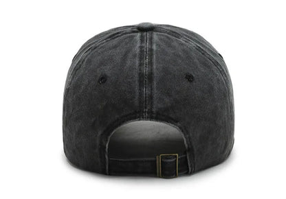 COKK Washed Cotton Adjustable Solid Color Baseball Cap Women Men Unisex Couple Cap Fashion Dad Hat Snapback Cap High Quality