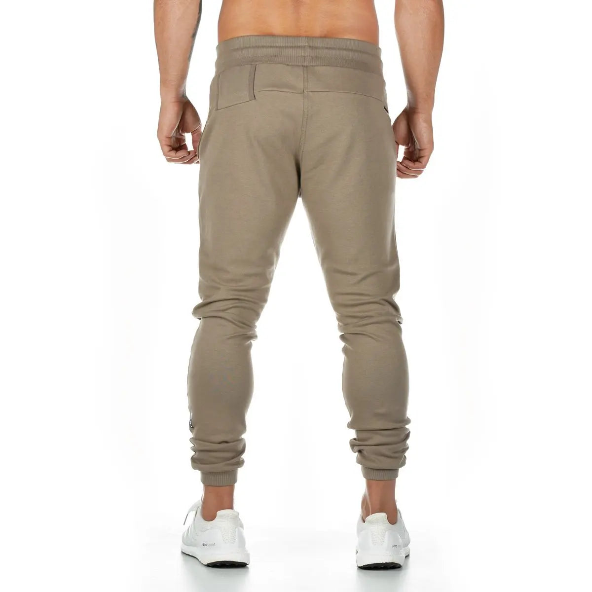 New Cotton Men Sweatpants with Towel Rack and Cell Phone Pocket Running Tights Pants Men Sporting Leggings Workout Pants