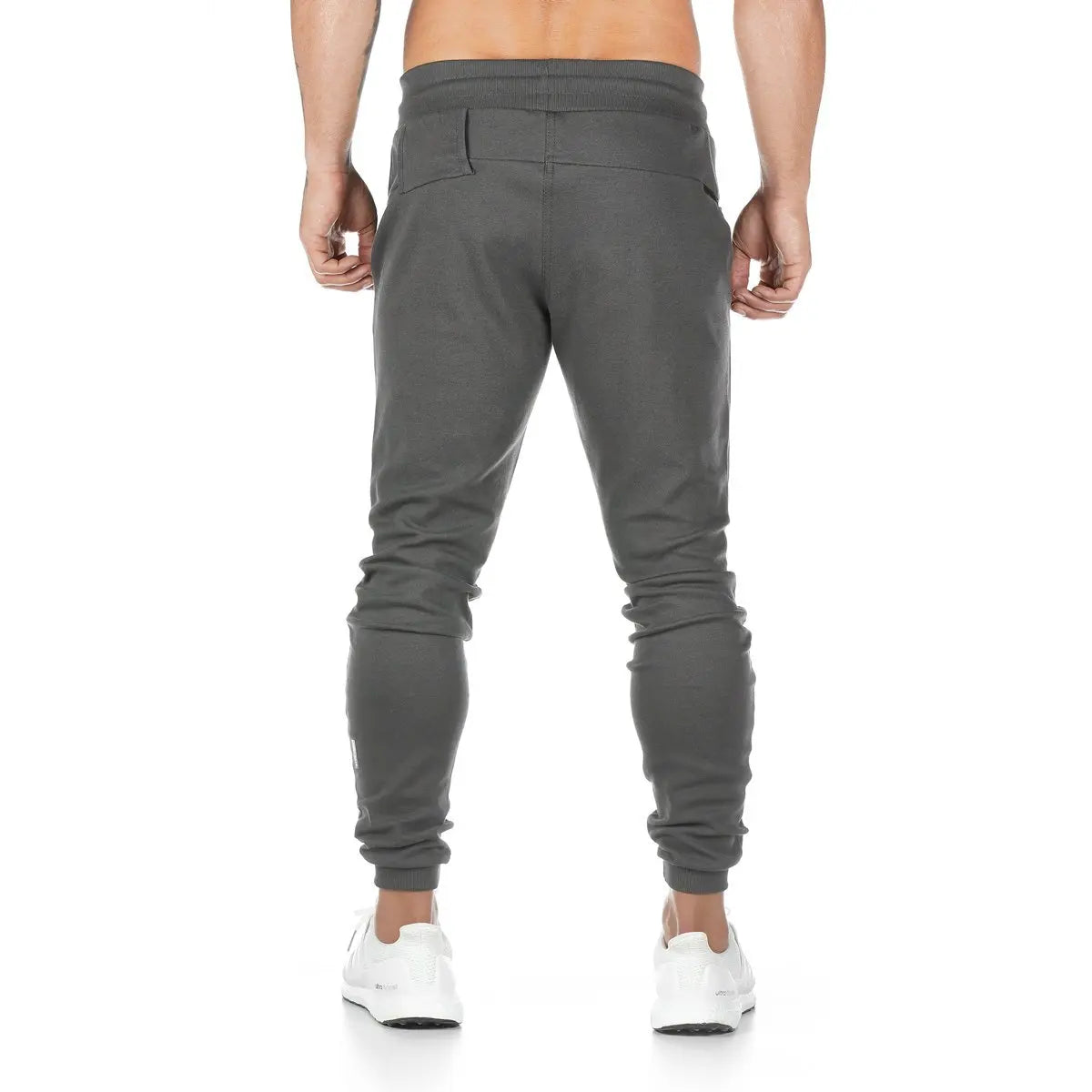 New Cotton Men Sweatpants with Towel Rack and Cell Phone Pocket Running Tights Pants Men Sporting Leggings Workout Pants