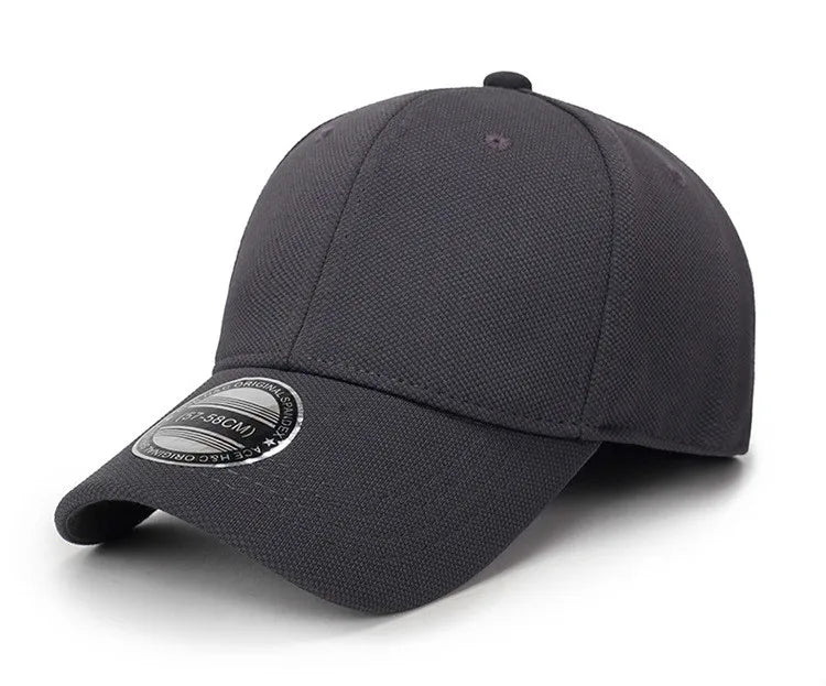 COKK Baseball Cap Men Snapback Hats Fitted Closed Full Cap Women Gorras Bone Male Trucker Hat Casquette Outdoor Black