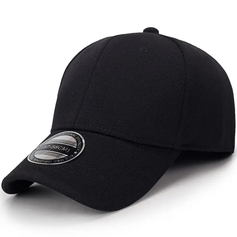 COKK Baseball Cap Men Snapback Hats Fitted Closed Full Cap Women Gorras Bone Male Trucker Hat Casquette Outdoor Black
