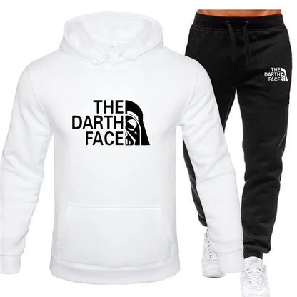Casual Men's 2-Piece Set with Zipper Jacket and Sweatpants