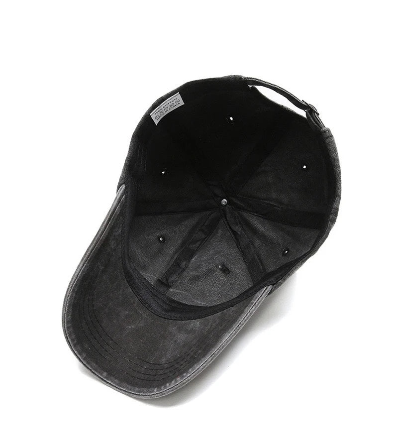 Four Seasons New Men's Bare Plate Washed Baseball Cap Outdoor Naked Travel Sunshade Sunscreen Hat Korean Street Trendy Hat