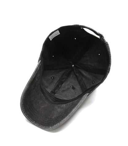 Four Seasons New Men's Bare Plate Washed Baseball Cap Outdoor Naked Travel Sunshade Sunscreen Hat Korean Street Trendy Hat