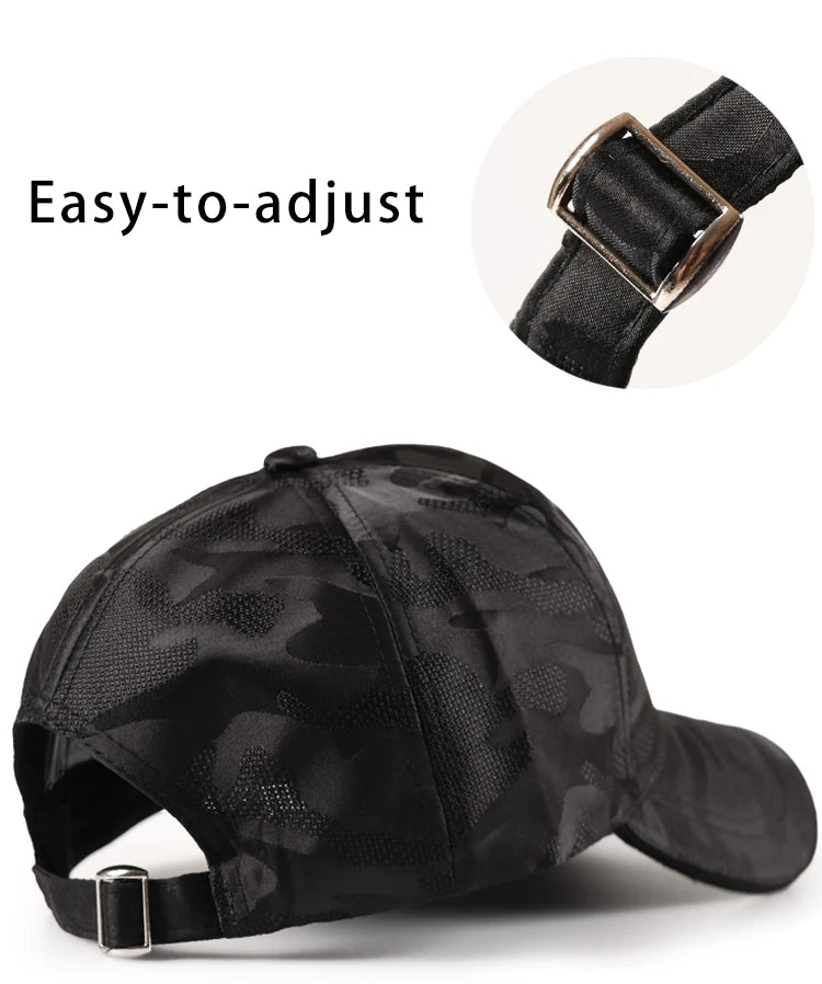 Low Profile Camouflage Embroidered Hip Hop Sun Hat