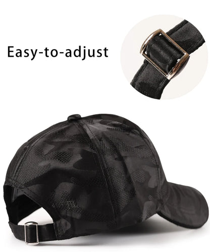 Low Profile Camouflage Embroidered Hip Hop Sun Hat