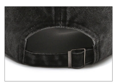 Four Seasons New Men's Bare Plate Washed Baseball Cap Outdoor Naked Travel Sunshade Sunscreen Hat Korean Street Trendy Hat
