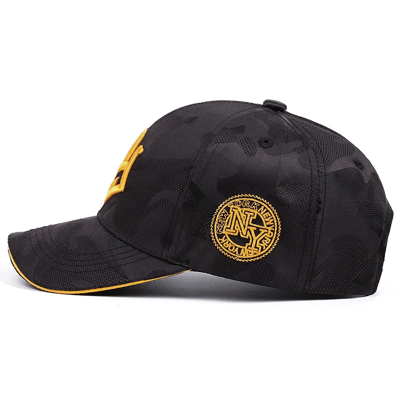 Fashion NY Three-dimensional Embroidery Baseball Hat Men Women Summer Sunscreen Cap Adjustable Bone Hat Snapback Hat ﻿