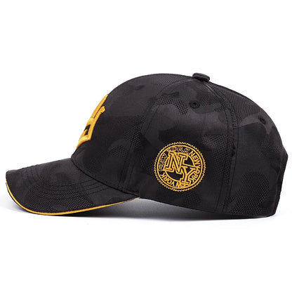 Fashion NY Three-dimensional Embroidery Baseball Hat Men Women Summer Sunscreen Cap Adjustable Bone Hat Snapback Hat ﻿