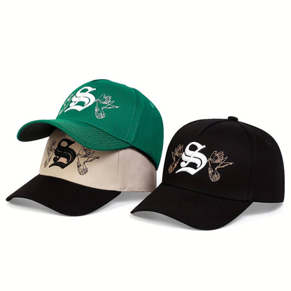 Fashion S Letter Embroidery Baseball Cap Cotton Snapback Hat Unisex Hip Hop Trucker Caps Men Women Outdoor sun Hats Gorras