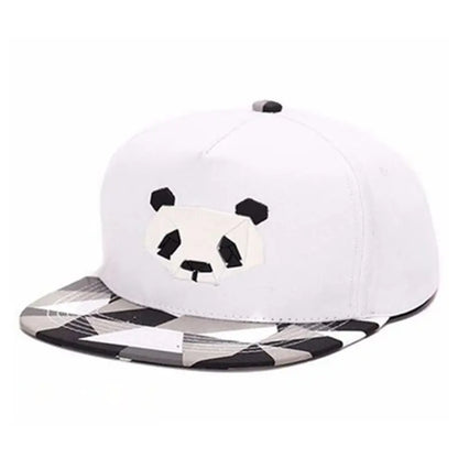 Fashion spring summer lovers baseball cap hip hop Street dance caps male Ms cute panda rubber snapback hats sports leisure hats