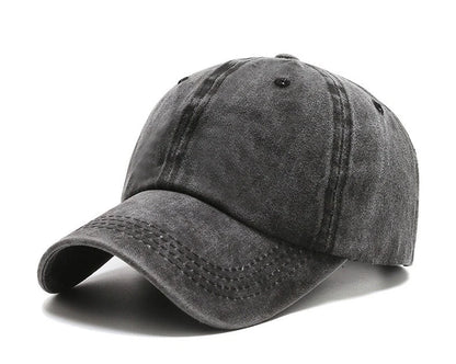 Four Seasons New Men's Bare Plate Washed Baseball Cap Outdoor Naked Travel Sunshade Sunscreen Hat Korean Street Trendy Hat