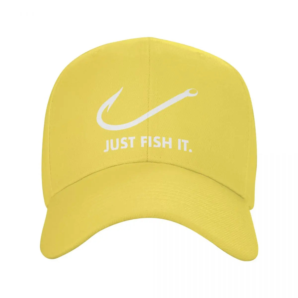 Classic Just Fish It Baseball Cap Breathable Fisherman Hat