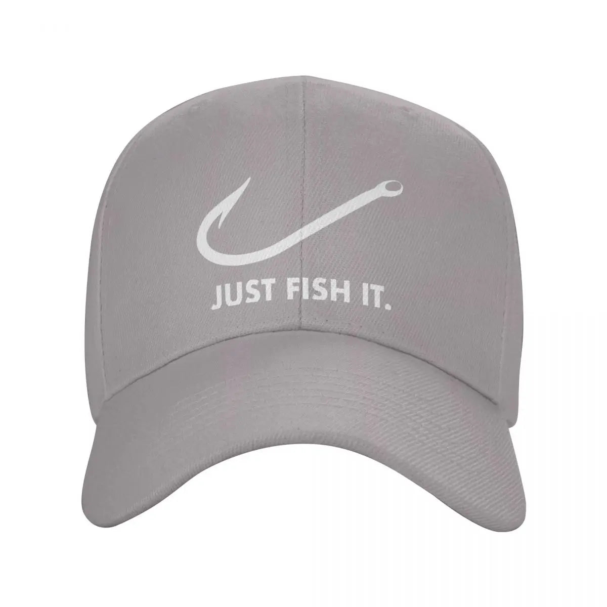 Classic Just Fish It Baseball Cap Breathable Fisherman Hat