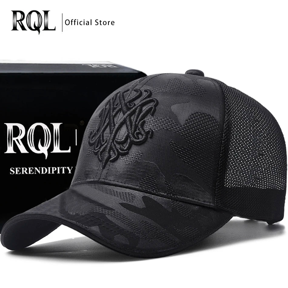 Low Profile Camouflage Embroidered Hip Hop Sun Hat