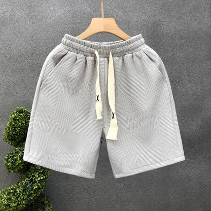 Gmiixder Minimalist Dark Patterned Shorts Men's Clothing Popular Summer Half Sweatpants 2023 New Trend for Men's Casual Shorts