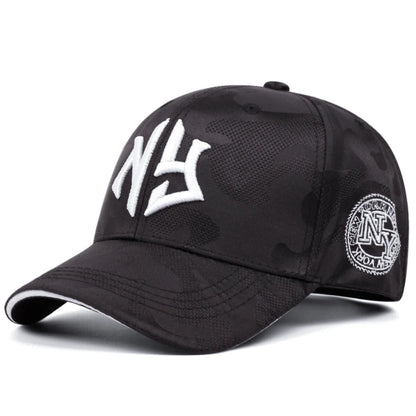 Fashion NY Three-dimensional Embroidery Baseball Hat Men Women Summer Sunscreen Cap Adjustable Bone Hat Snapback Hat ﻿