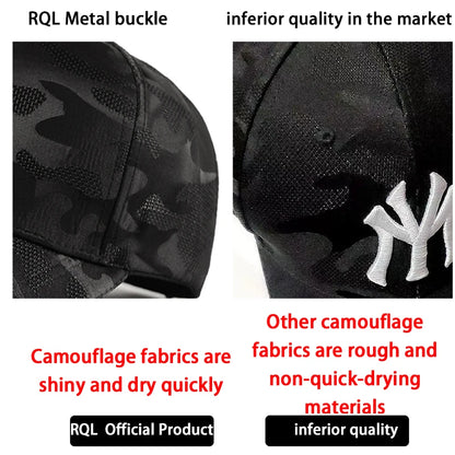 Low Profile Camouflage Embroidered Hip Hop Sun Hat