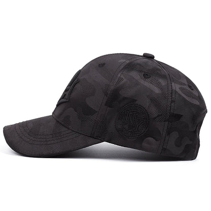 Fashion NY Three-dimensional Embroidery Baseball Hat Men Women Summer Sunscreen Cap Adjustable Bone Hat Snapback Hat ﻿