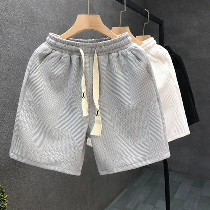 Gmiixder Minimalist Dark Patterned Shorts Men's Clothing Popular Summer Half Sweatpants 2023 New Trend for Men's Casual Shorts
