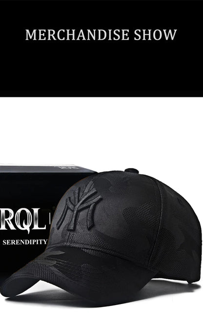 Low Profile Camouflage Embroidered Hip Hop Sun Hat