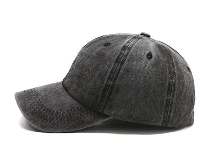 Four Seasons New Men's Bare Plate Washed Baseball Cap Outdoor Naked Travel Sunshade Sunscreen Hat Korean Street Trendy Hat