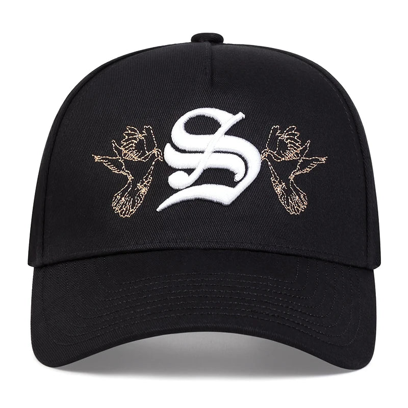 Fashion S Letter Embroidery Baseball Cap Cotton Snapback Hat Unisex Hip Hop Trucker Caps Men Women Outdoor sun Hats Gorras