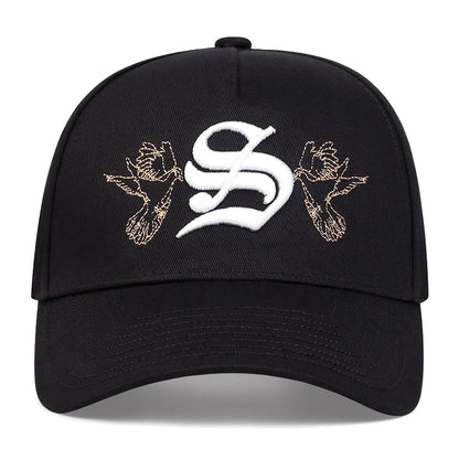 Fashion S Letter Embroidery Baseball Cap Cotton Snapback Hat Unisex Hip Hop Trucker Caps Men Women Outdoor sun Hats Gorras
