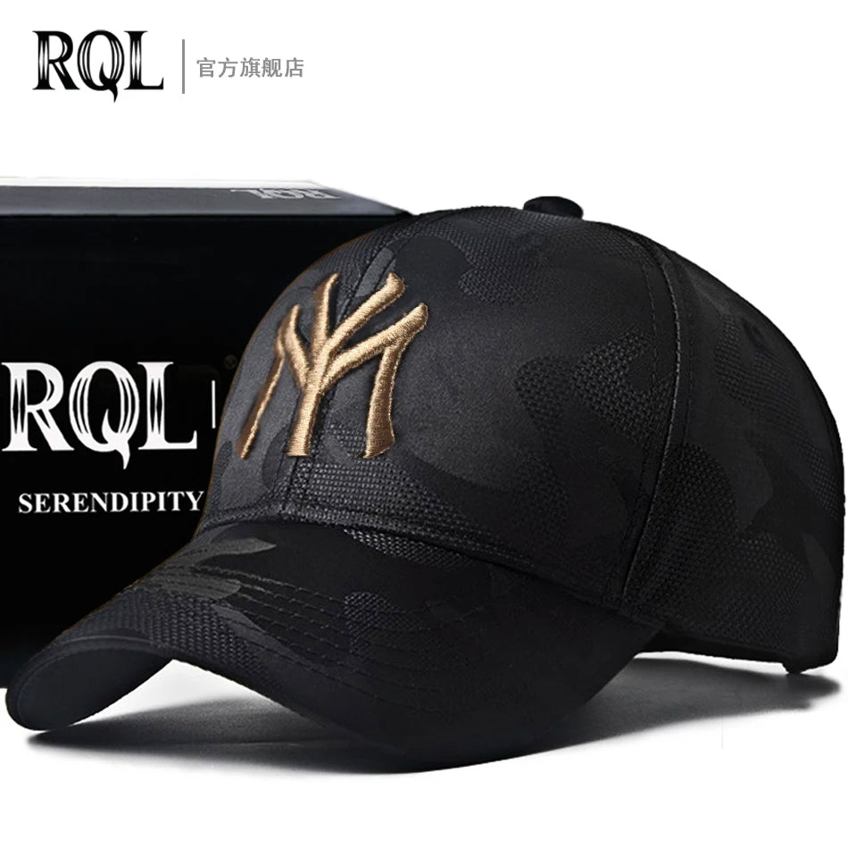 Low Profile Camouflage Embroidered Hip Hop Sun Hat