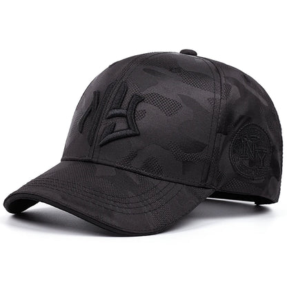 Fashion NY Three-dimensional Embroidery Baseball Hat Men Women Summer Sunscreen Cap Adjustable Bone Hat Snapback Hat ﻿
