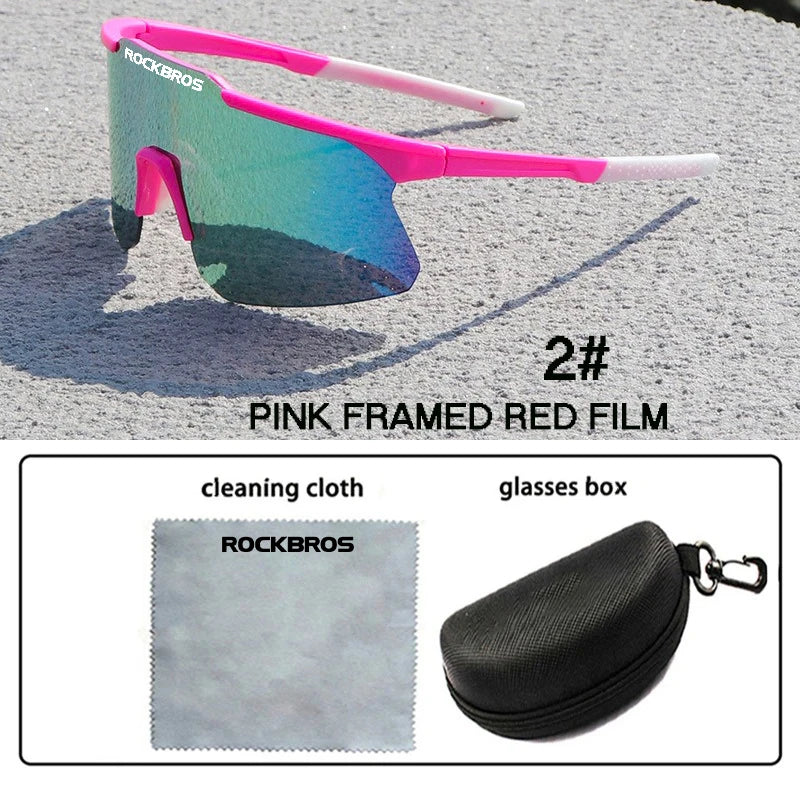cycling ROCKBROS sunglasses Women Men Sports Glasses UV400 Riding Eyewear Mountain Bike Road Bicycle Outdoor Lenses